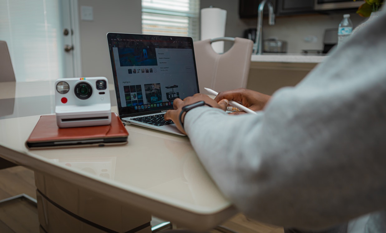 typing hands • Brielle Marketing Group